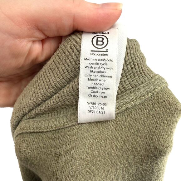 Athleta Wrap Cardigan XXS XS Green Ethereal Cocoon Open Front Pockets Dolman - Picture 16 of 16